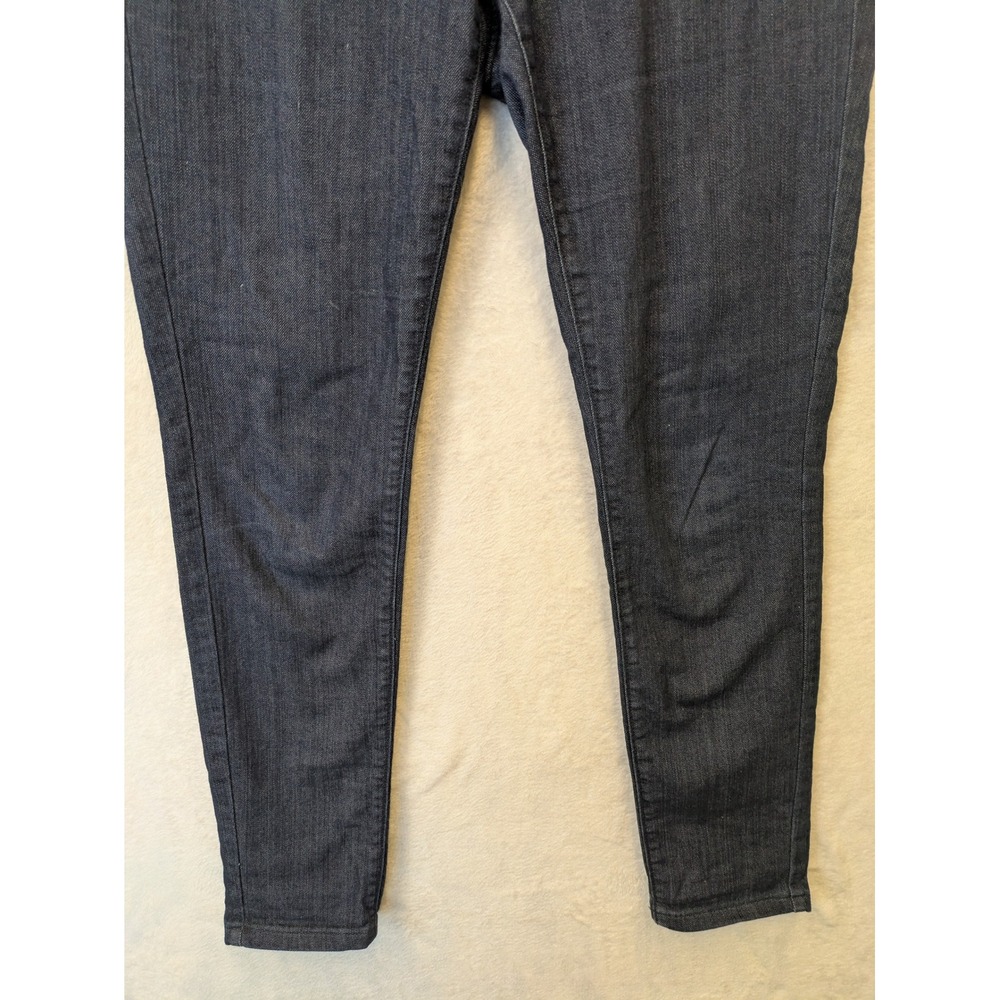 Loft Outlet Curvy‎ Skinny Sailor Button Dark Wash Denim Jeans Womens Size 6 - Picture 3 of 10
